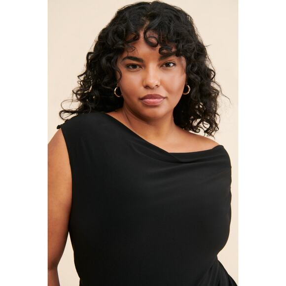 Free People Yumi Kim Maternity Virginia Jumpsuit Black 1X New with Tag - Picture 16 of 16